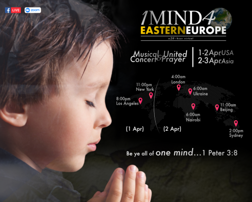 1Mind4EasternEurope 24-Hour Prayer Event