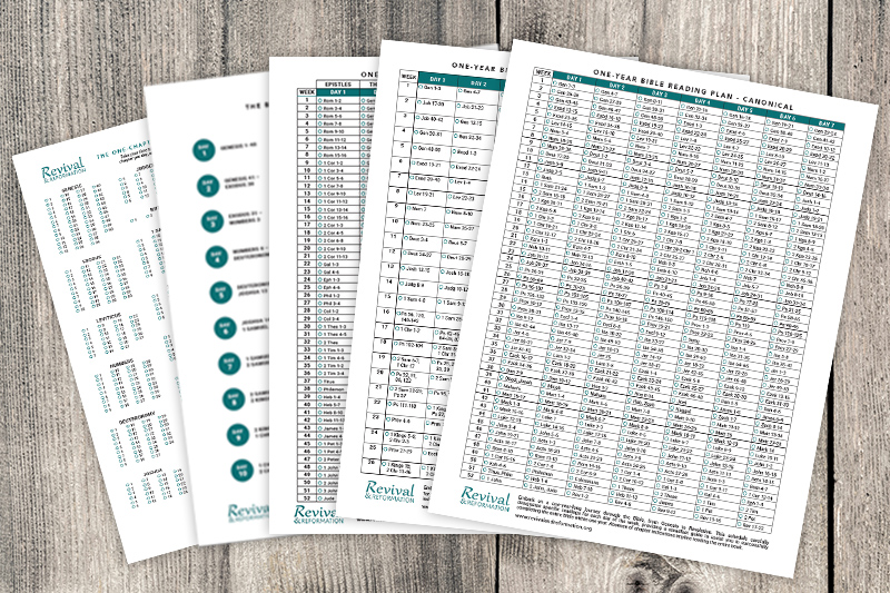 Printable Bible Reading Plans